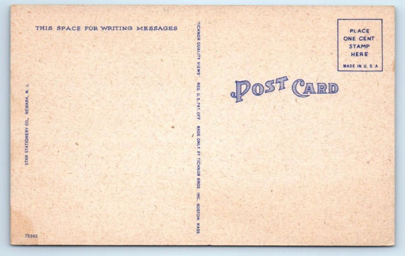 NORMANDY BEACH, New Jersey NJ ~ CAMP OSBORNE ca 1940s Ocean County  Postcard 