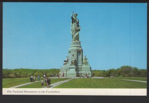 Massachusetts PLYMOUTH The National Monument To The Forefathers 81 foot Chrome