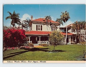 Postcard Edison Winter Home, Fort Myers, Florida