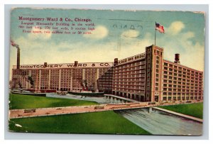 Vintage 1912 Advertising Postcard Montgomery Ward & Company Chicago Illinois