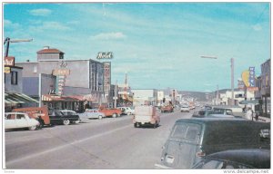 Main Street , CHIBOUGAMAU , Quebec , Canada , 50-60s