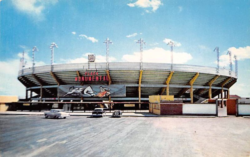 Plaza Monumental Bull Ring Tarjeta Postal Bullfighting Unused 