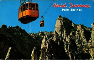 Aerial Tramway California  Palm Spring, PostCard
