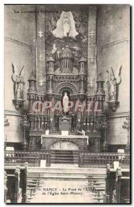 Old Postcard Nancy The bottom of the & # & # 39abbaye of 39eglise Saint Mansuy