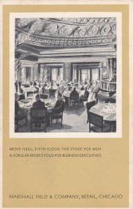 CHICAGO, Illinois , 1930s ; Marshall Field Company , Men's Grill