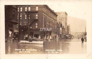 B54/ Johnstown Pennsylvania RPPC Postcard '36 Flood Disaster Municipal Building