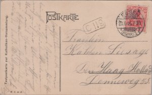 Germany Festhalle der Katholiken Versammlung 1906 Essen Ruhr Postcard C128