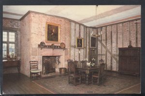 Worcestershire Postcard - The Banqueting Hall, Harvington Hall    T6589