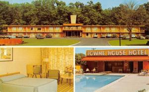 Wethersfield Connecticut Towne House Motor Hotel Vintage Postcard K68865