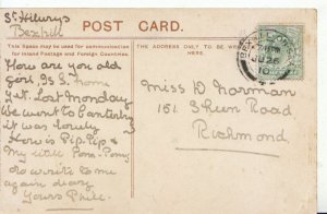 Genealogy Postcard - Norman - 151 Sheen Road - Richmond - Ref 4661A