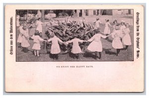 Children in Circle Greetings From the Orphans' Home UNP UDB Postcard M20