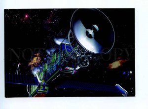 253665 CHINA SPACE satellite old postcard