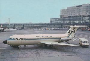Bua Bac 111 G-AXJM Plane at London Gatwick Airport Limited Edition 300 Postcard
