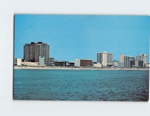 Postcard A view of the beach, Virginia Beach, Virginia