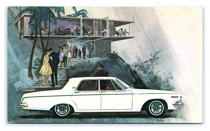 Postcard 1963 Dodge Dart 330 4-Door Sedan Dealer Advertising Card