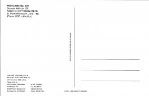 Convair 440 Skyfreighters Airplane Miami Postcard 1987