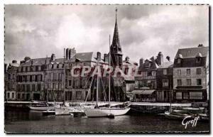 Old Postcard Honfleur L & # 39eglise Saint Etienne