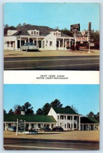 c1960 Petersburg Virginia VA Postcard Swift Creek Farms Motor Court Restaurant