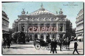 Old Postcard Paris L & # 39Opera