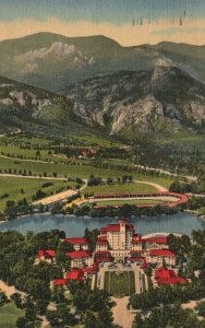 Vintage Postcard 1954 Broadmoor Hotel & Surroundings Colorado Springs Colorado