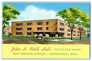 c1950's John H. Field Hall Building Over View Minneapolis Minnesota MN Postcard