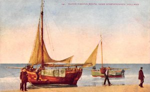 Dutch Fishing Boats Scheveningen Holland Unused 