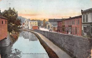 Delaware and Hudson Canal Post Card Old Vintage Antique, Rosendale, NY USA, c...