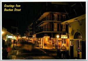 Greetings from Bourbon Street, French Quarter - New Orleans, Louisiana