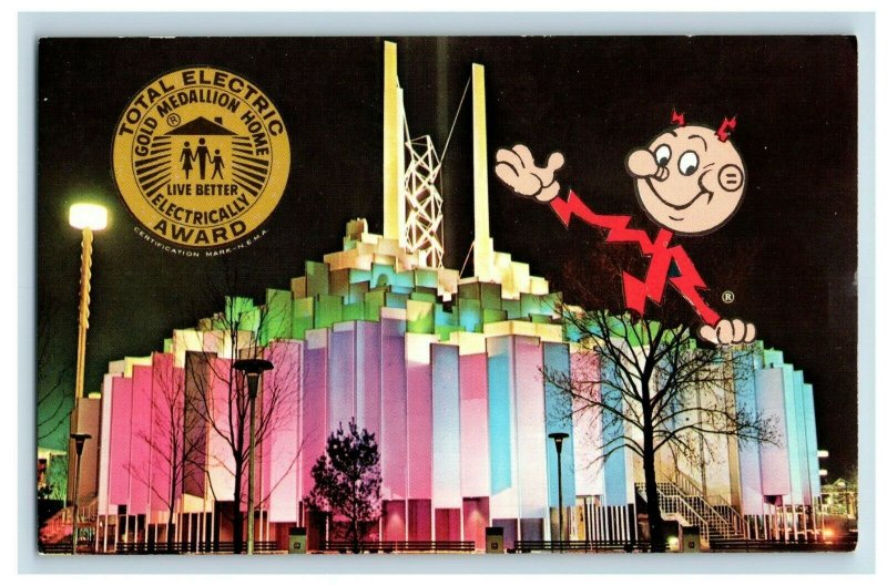 1964 Reddy Kilowatt New York World's Fair Postcard P56 