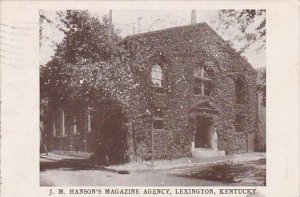 Kentucky Lexington J M Hansons Magazine Agency 1909