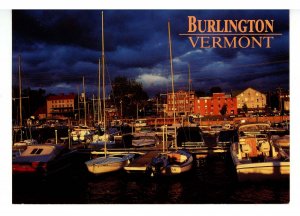 VT - Burlington. At the Yacht Docks     (Continental Size)