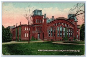 1912 Museum Vassar College Building Poughkeepsie New York NY Antique Postcard