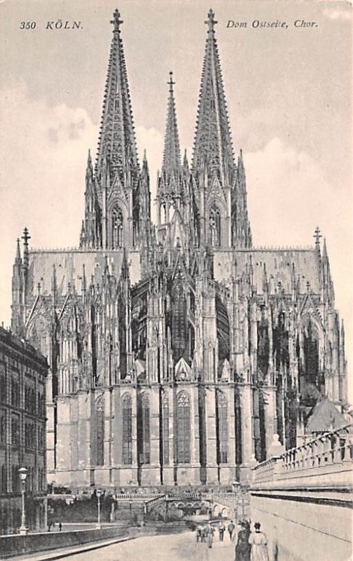 Dom Ostsite Chor Koln Germany Unused 