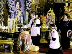 siam thailand, King Rama IX Bhumibol, Family Members, Uniform, 5x Modern Photos