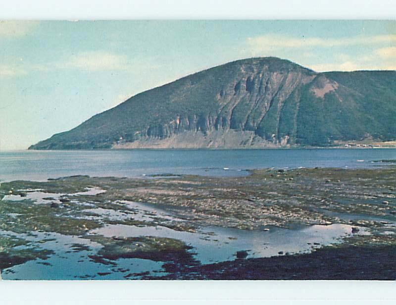 Pre-1980 TOWN VIEW SCENE Gaspe Nord Quebec QC p9492