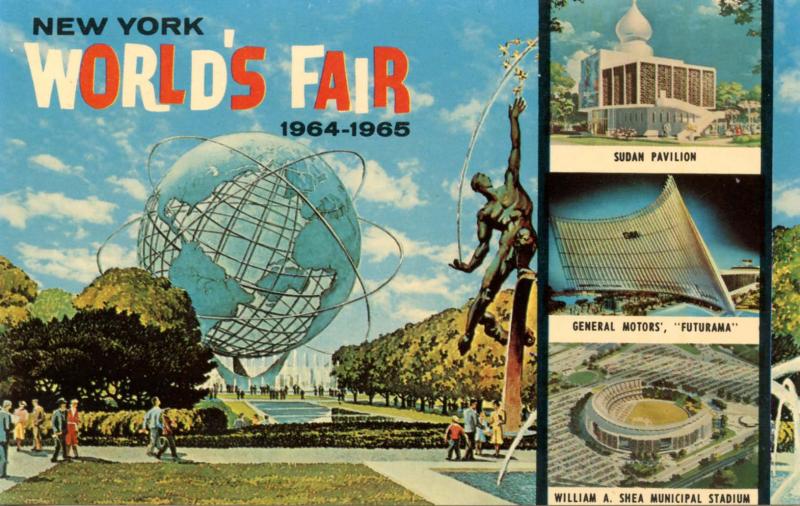 NY - New York World's Fair, 1964-65. Unisphere & Multi-View