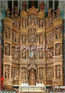 Modern Postcard Burgos Cathedral Altarpiece of the Altar (Century XVI)