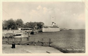 Den Helder Buitenhaven Harbor RPPC 06.24