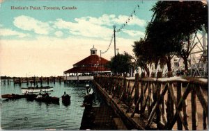 Toronto Ontario Canada Postcard Hanlan's Point c1910 Antique KH14