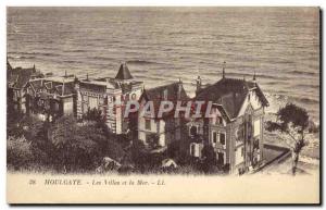 Old Postcard Houlgate Villas and Sea