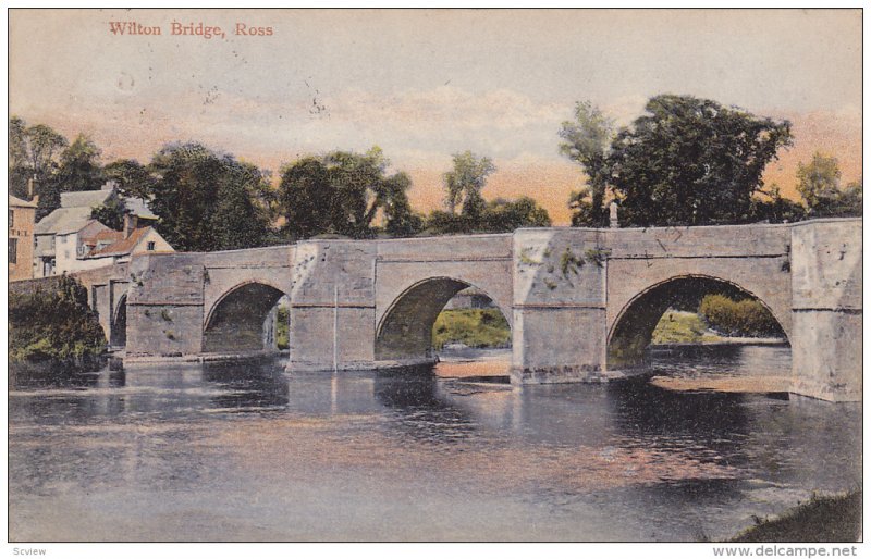 Wilton Bridge , ROSS , Herefordshire ,  England. PU-1905