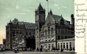 Broad St. from Park - Newark, New Jersey NJ  