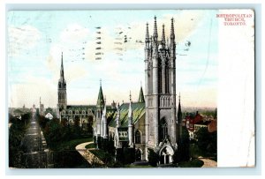 Metropolitan Church Toronto Canada 1906 Chicago Ill. Vintage Antique Postcard 