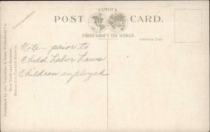 Central Falls Rhode Island RI J&P Coats Thread Mills Women Workers c1910 PC