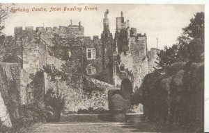 Gloucestershire Postcard - Berkeley Castle from Bowling Green - Ref ZZ5404