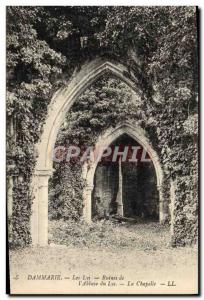 Old Postcard Dammarie Les Lys Ruins of & # 39Abbaye Lys La Chapelle