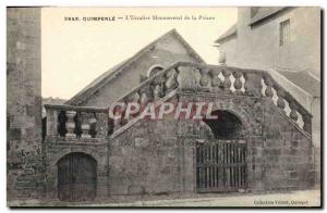 Postcard Old Prison Quimperle L & # monumental 39escalier prison