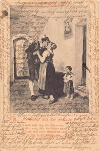 L076 Germany 1901 Homecoming from abroad advertising postcard