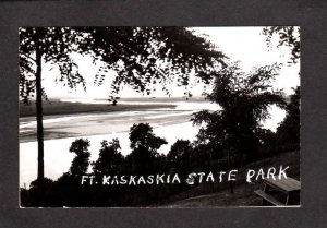 IL Ft Fort Kaskaskia State Park Chester Illinois Real Photo RPPC RP Postcard