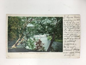 On The Swannanoa Near Asheville NC Postcard Undivided 1904 Cancel Postmark